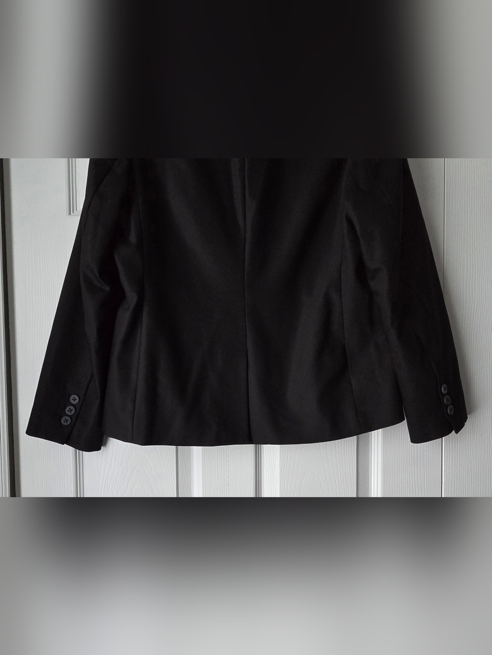 Chico's Black Single-Button Women's Blazer. Chico's Size 1 US Size M/8 - Picture 9 of 11